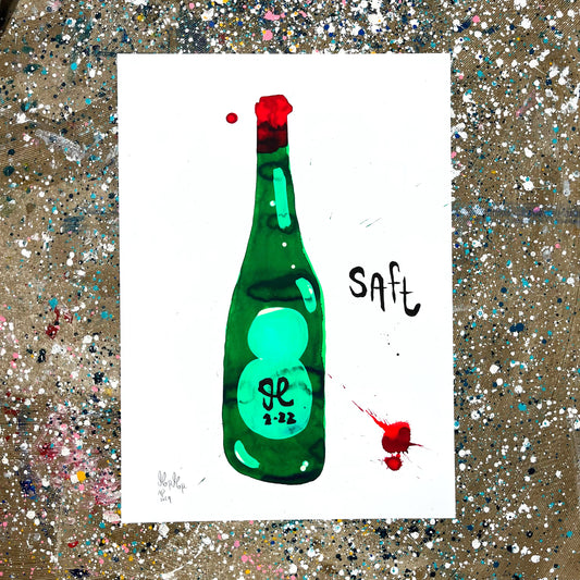 3 stk tilbage! AP udgave - Saft 70x50 cm