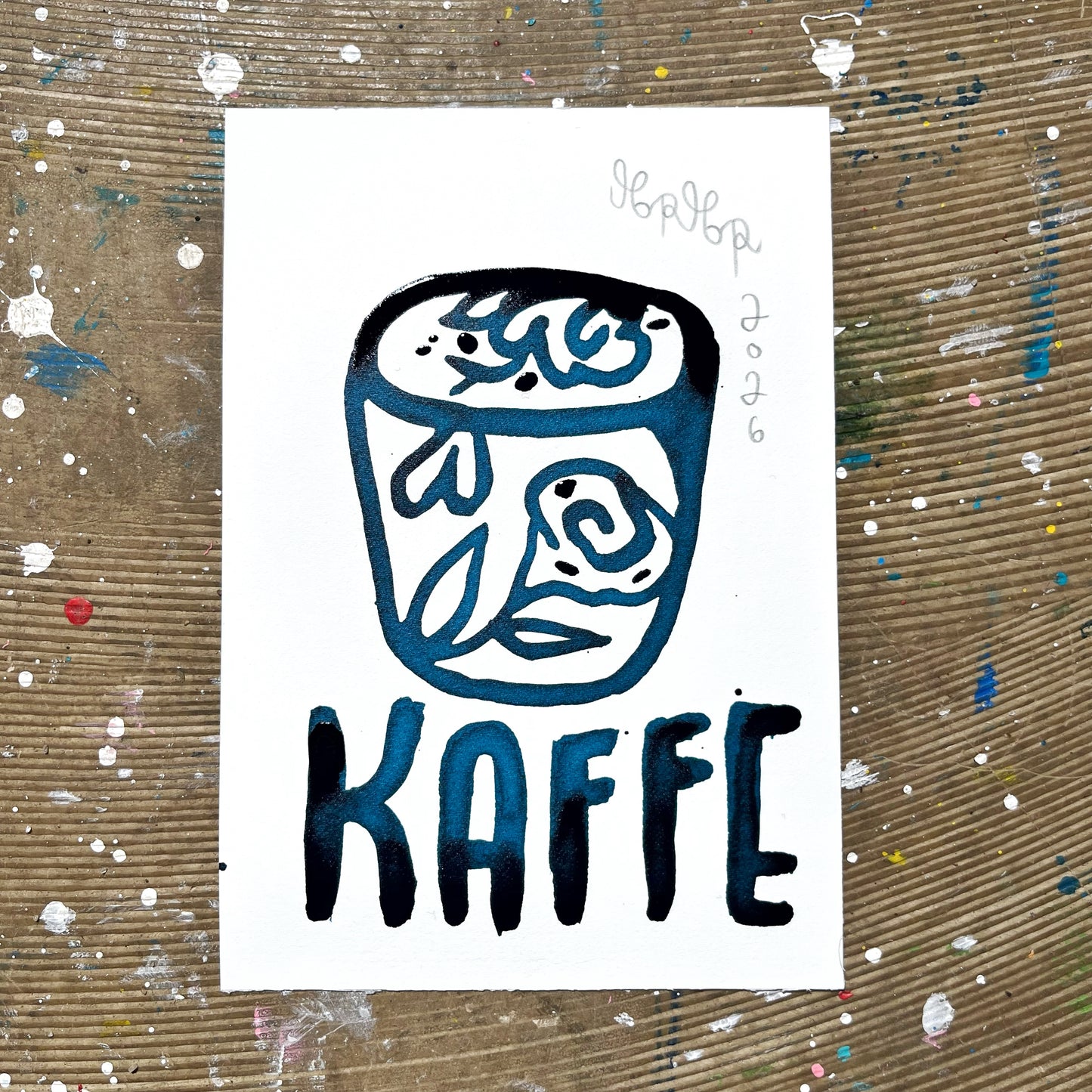 Kaffe - 18x12,5 cm