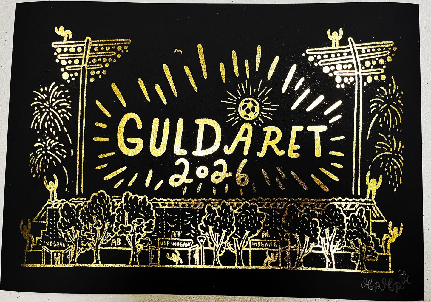 Guldåret 2026 - A3 størrelse
