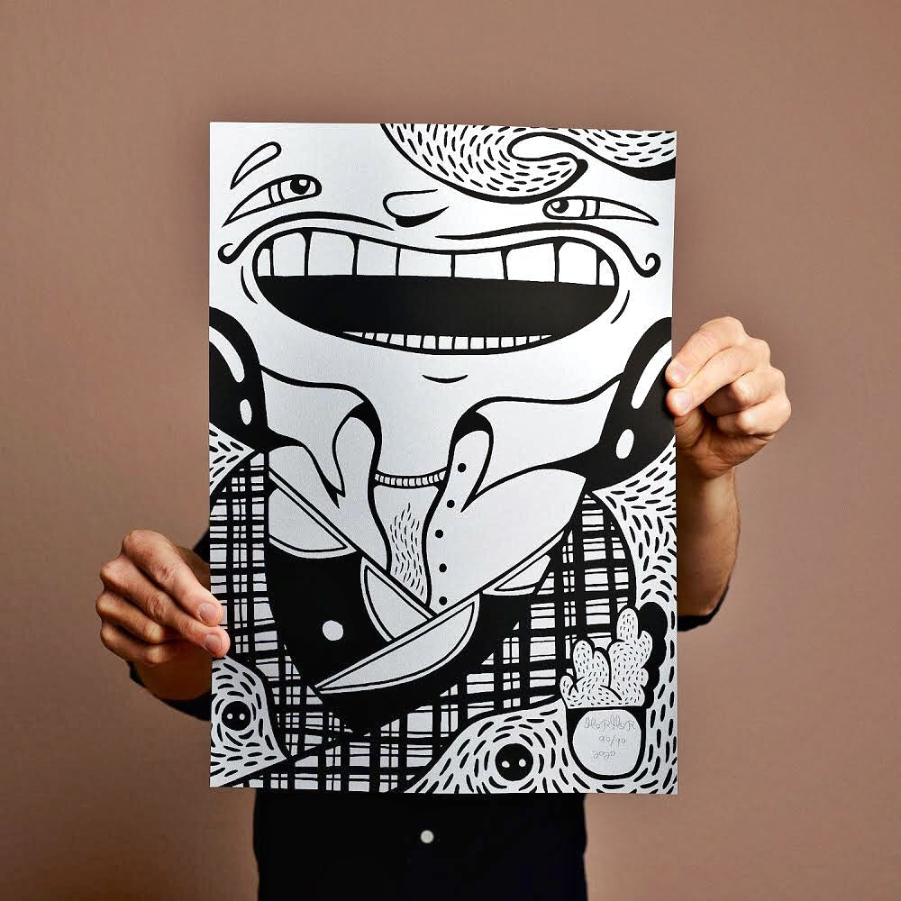 Silver Gentleman - A3 størrelse