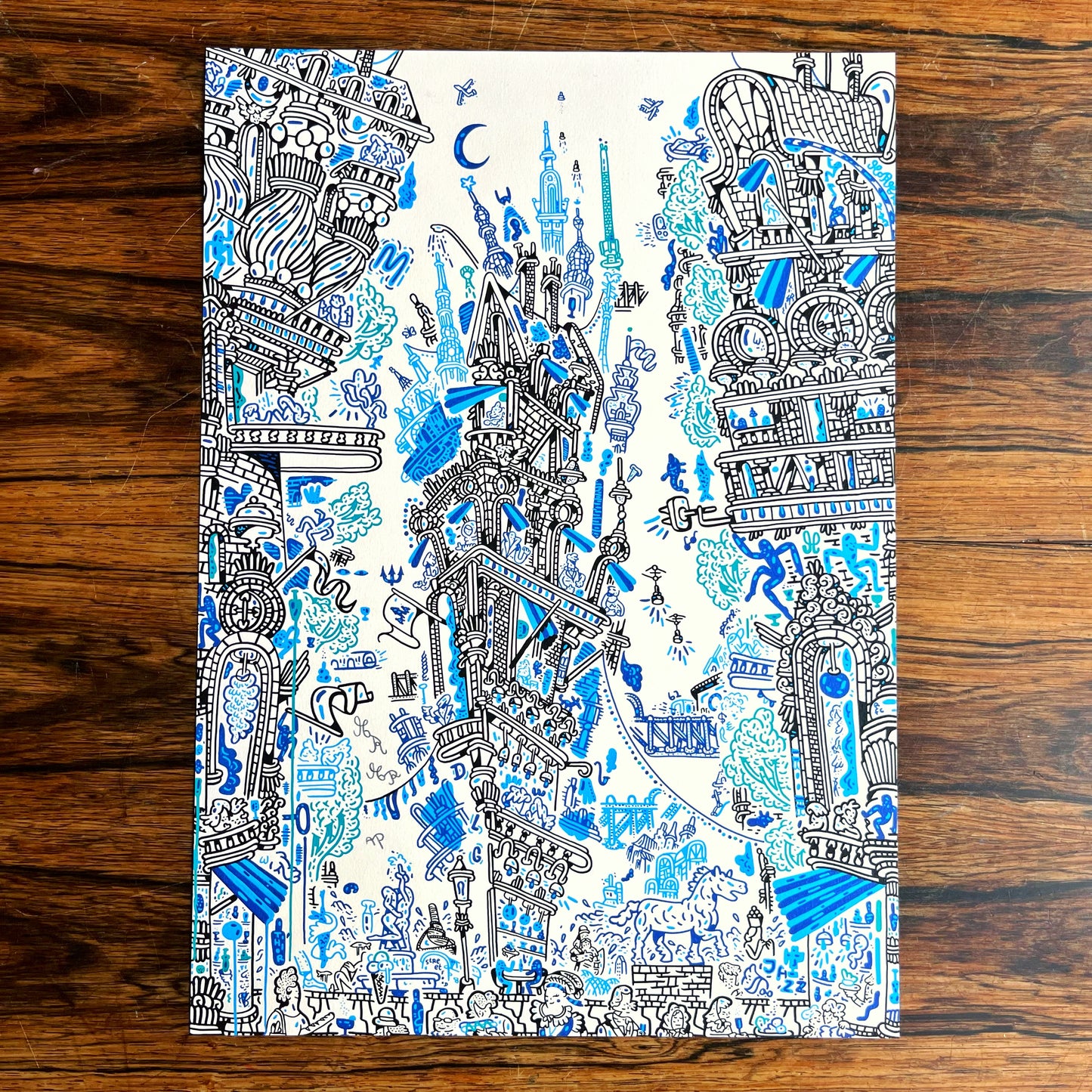 Tiderne Skifter - A3 størrelse 🌃