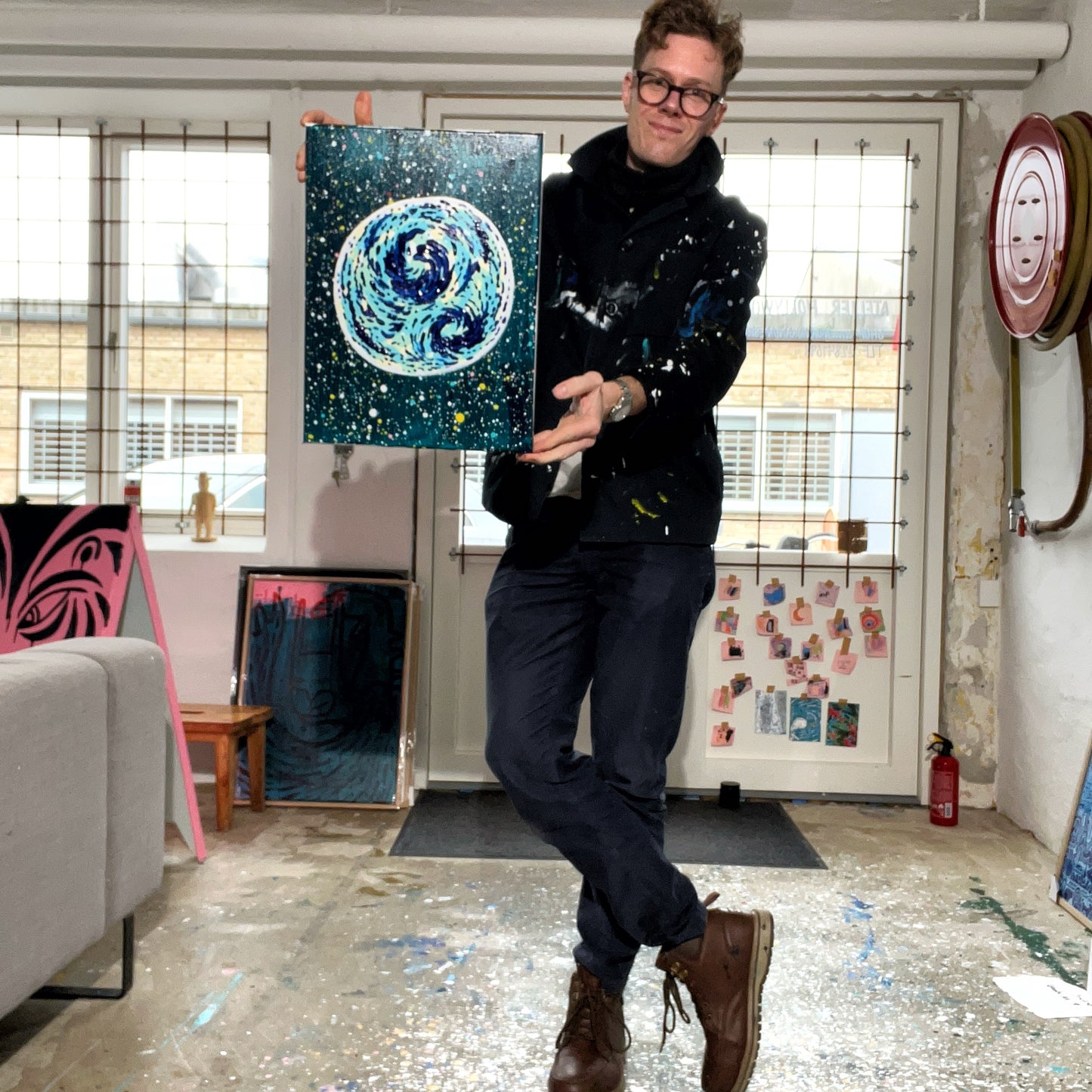 Måne - A3 størrelse