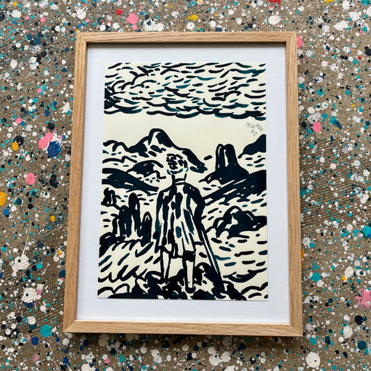 Udsigten - 33x25 cm