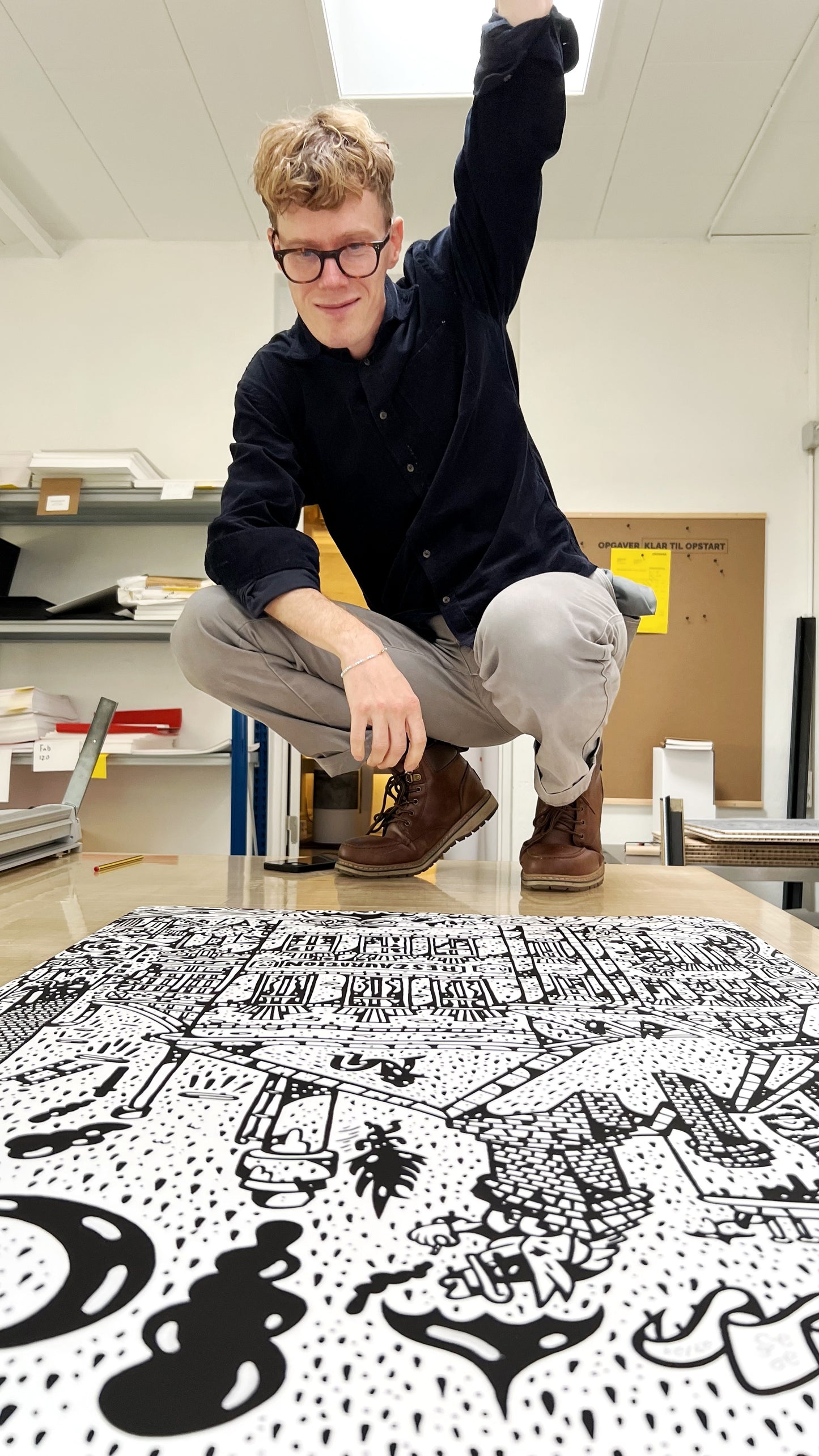 Kun 29 stk. i alt - Sydhavnen - 100x70 cm ☔️