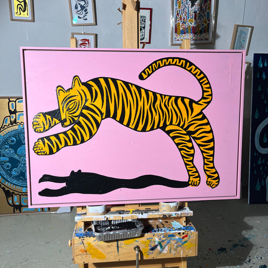Spring ud i det! 72x104 cm