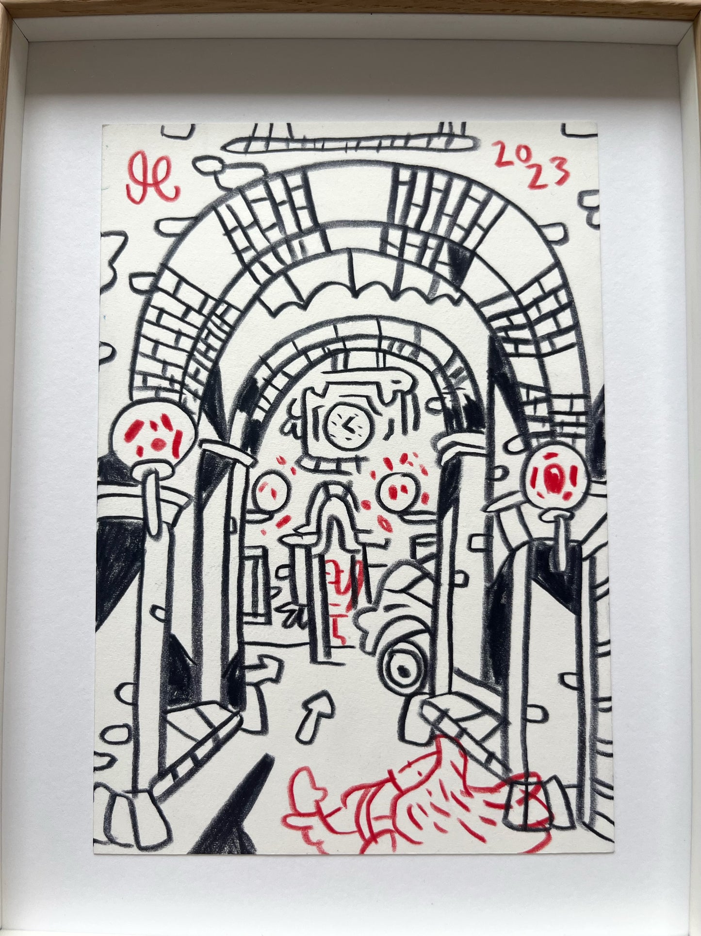 Baggård i indre København - 25x19 cm