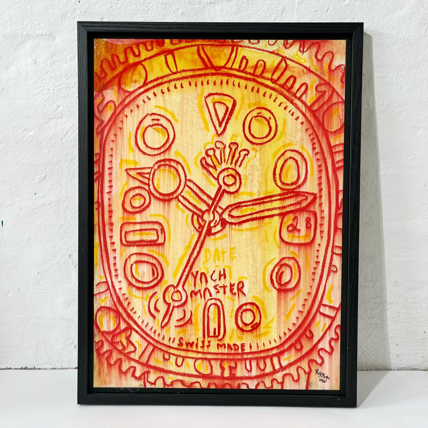 Tiden flyder - 76x55 cm