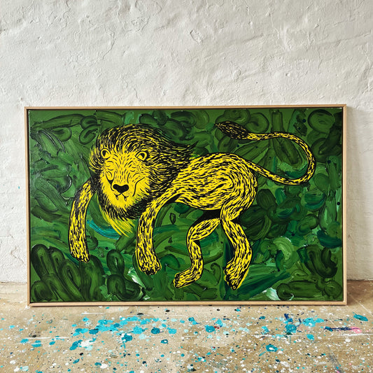 Løve - 84x134 cm