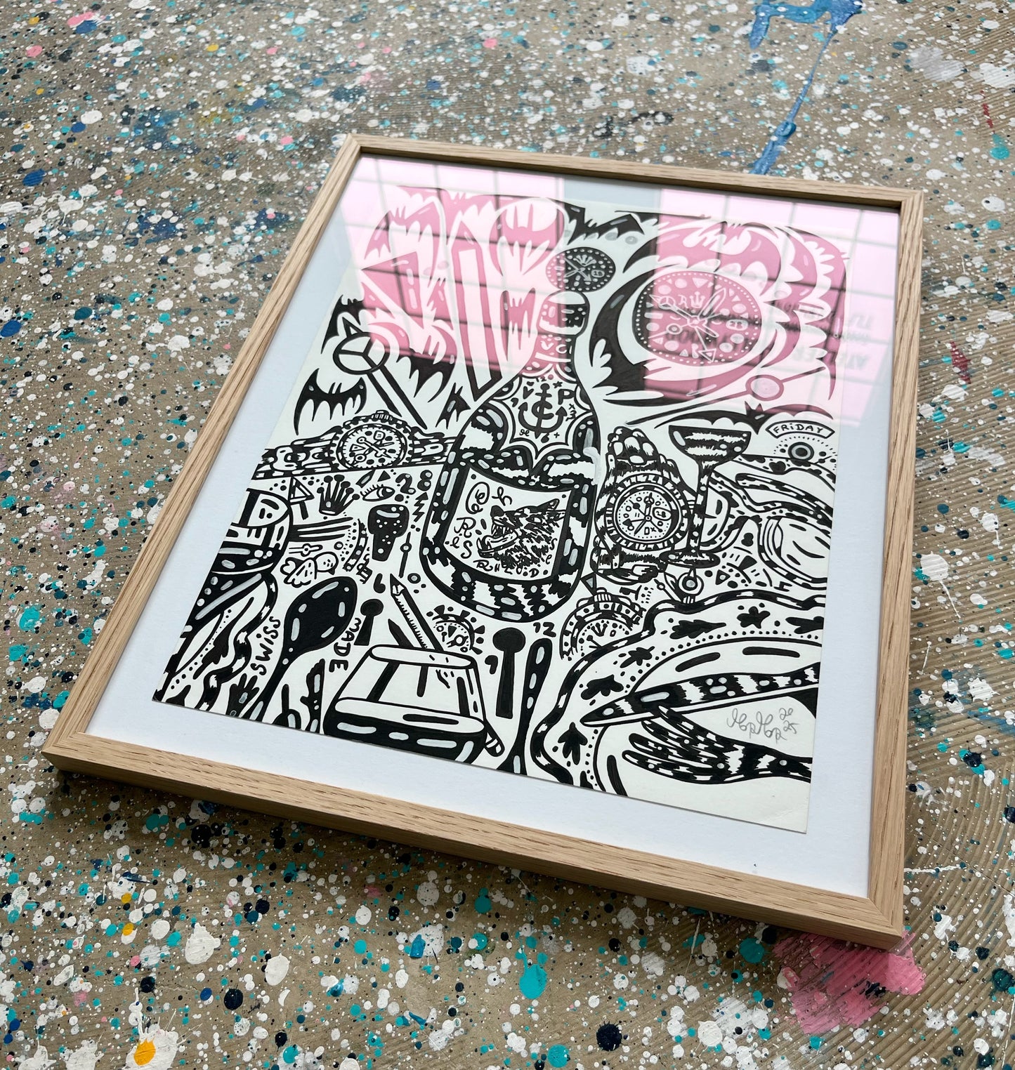 Champagnebaren - 42x35 cm