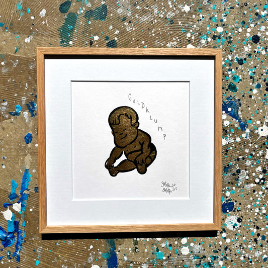 Guldklump - 26x26 cm