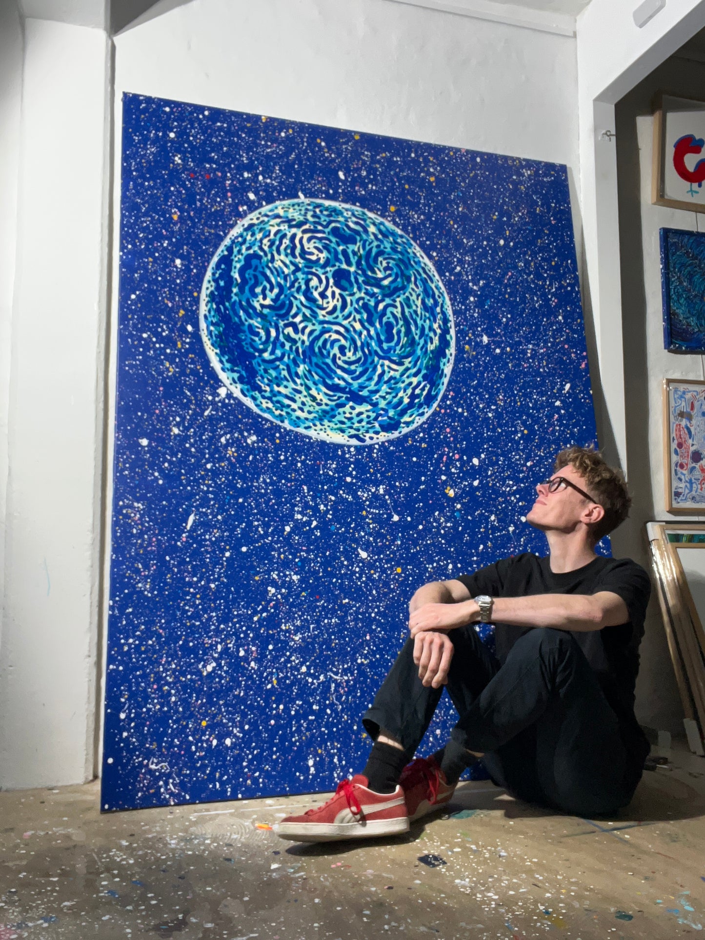 Månen over Kattegat - 200x150 cm