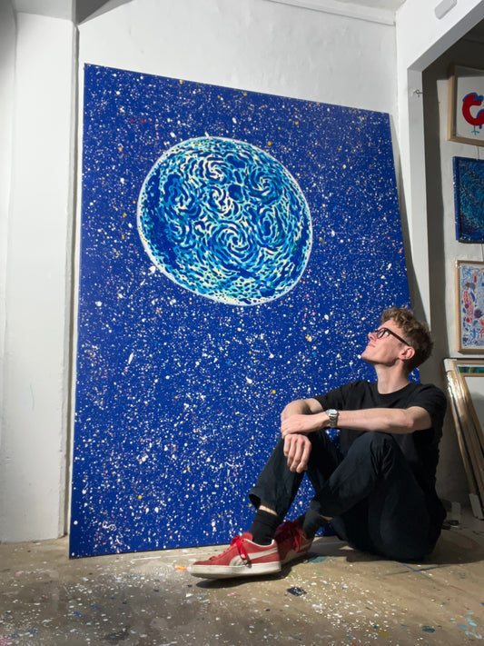 Månen over Kattegat - 200x150 cm