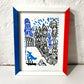 Pont des Arts Paris, 25x19,5 cm