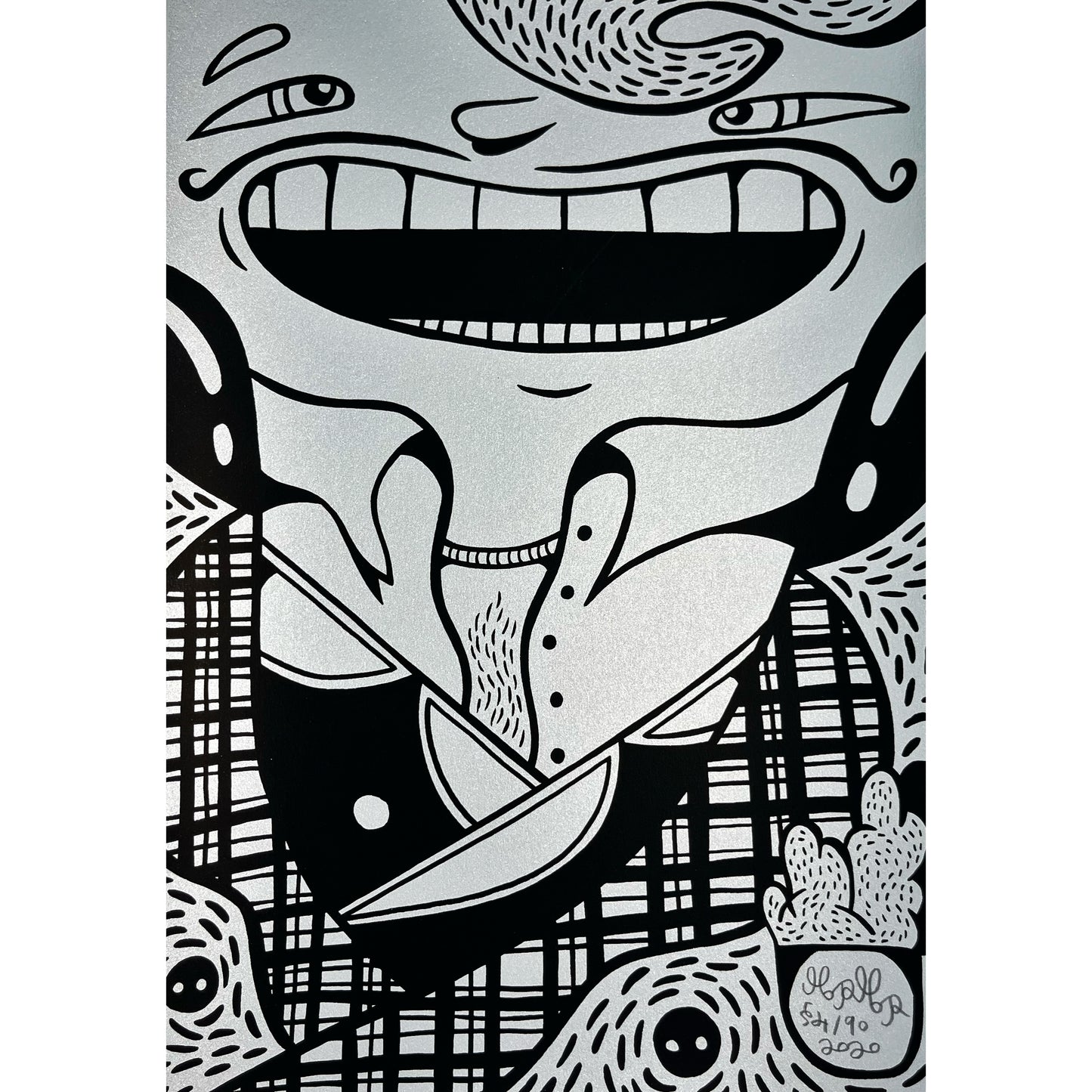 Silver Gentleman - A3 størrelse