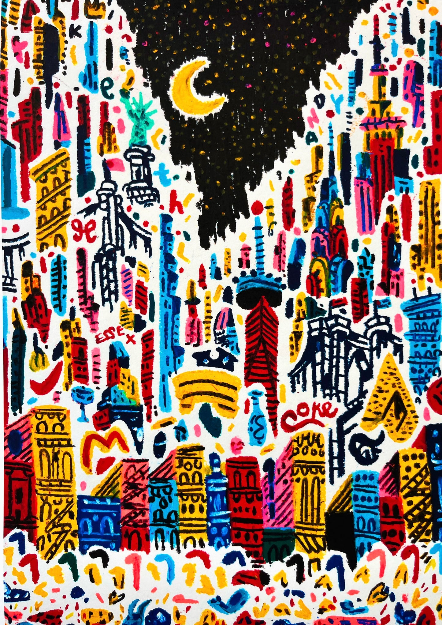 Manhattan - A3 størrelse