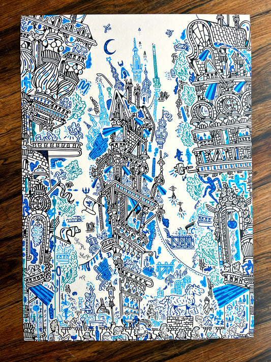 Tiderne Skifter - A3 størrelse 🌃