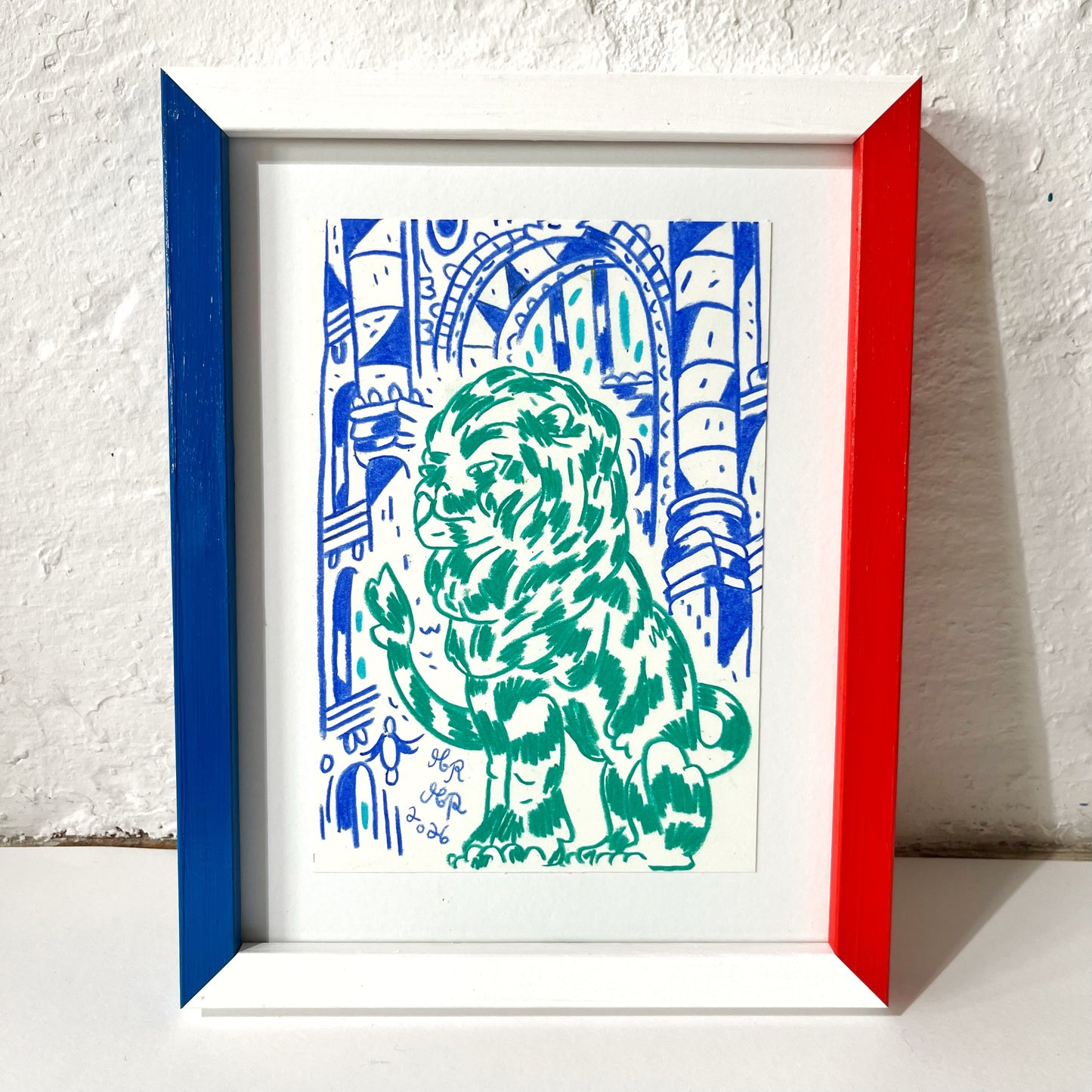 Løve Paris, 25x19,5 cm