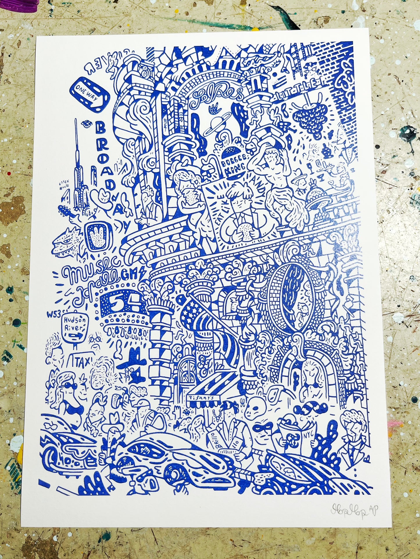 People of New York City - A3 størrelse