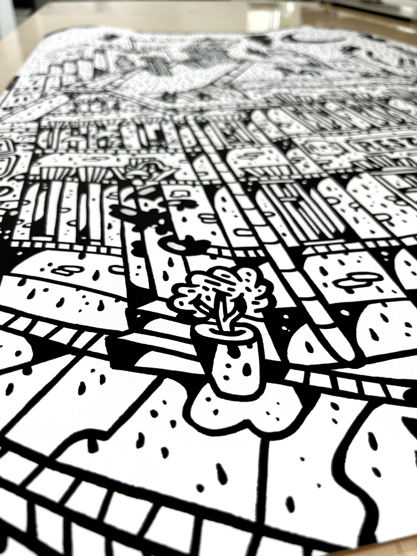 Kun 29 stk. i alt - Sydhavnen - 100x70 cm ☔️