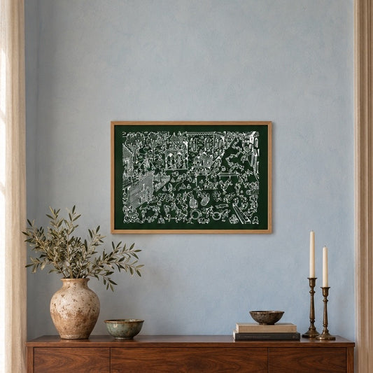 Legekortet - 50x70 cm