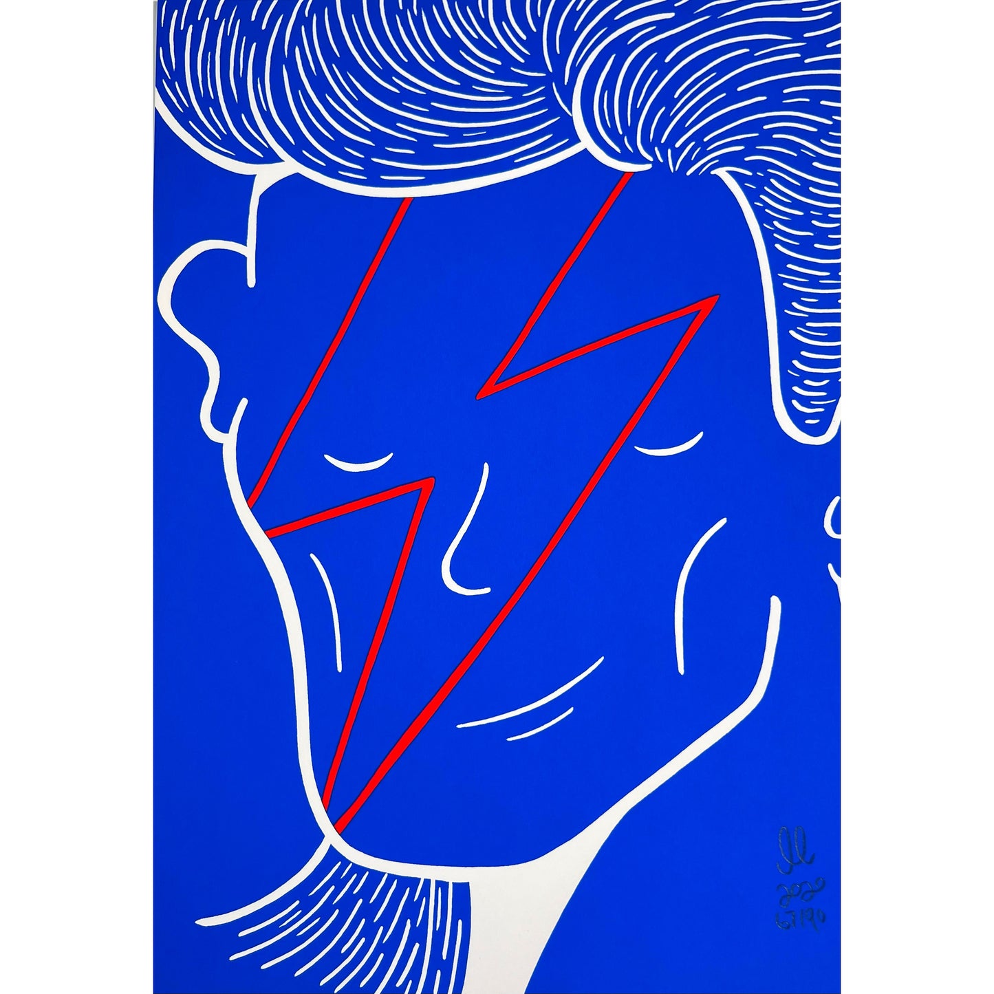 Bowie - A3 størrelse ⚡️