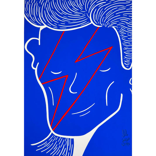 Bowie - A3 størrelse ⚡️