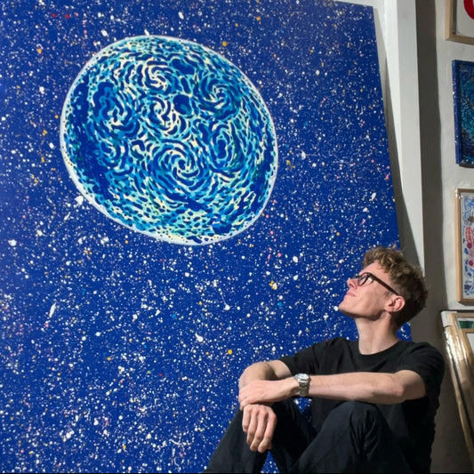 Månen over Kattegat - 200x150 cm