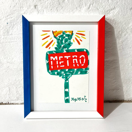 Paris Metro, 25x19,5 cm