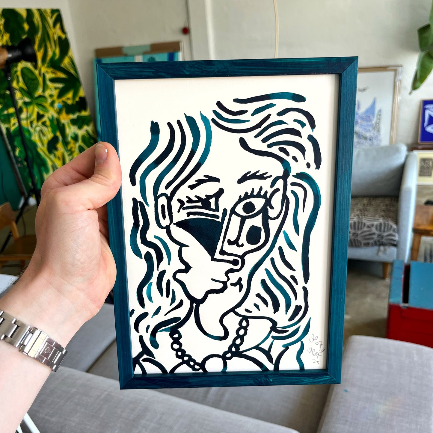 Portræt - 27x19 cm