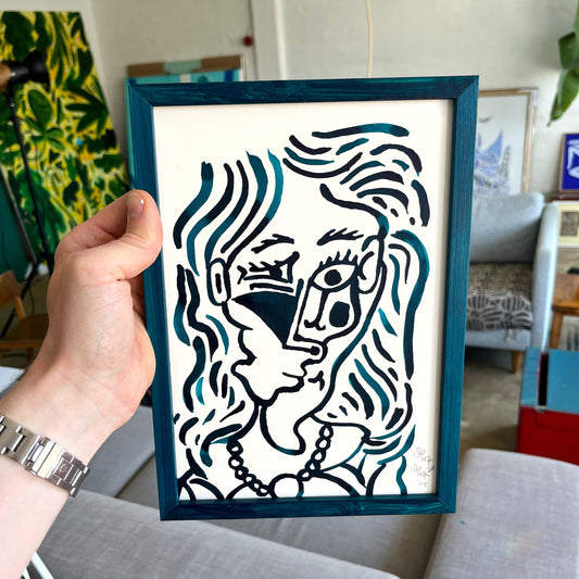 Portræt - 27x19 cm