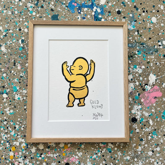 Guldklump - 28x23 cm
