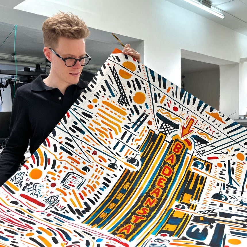 Spanien Svømmehal - 110x160 cm 🏊‍♂️