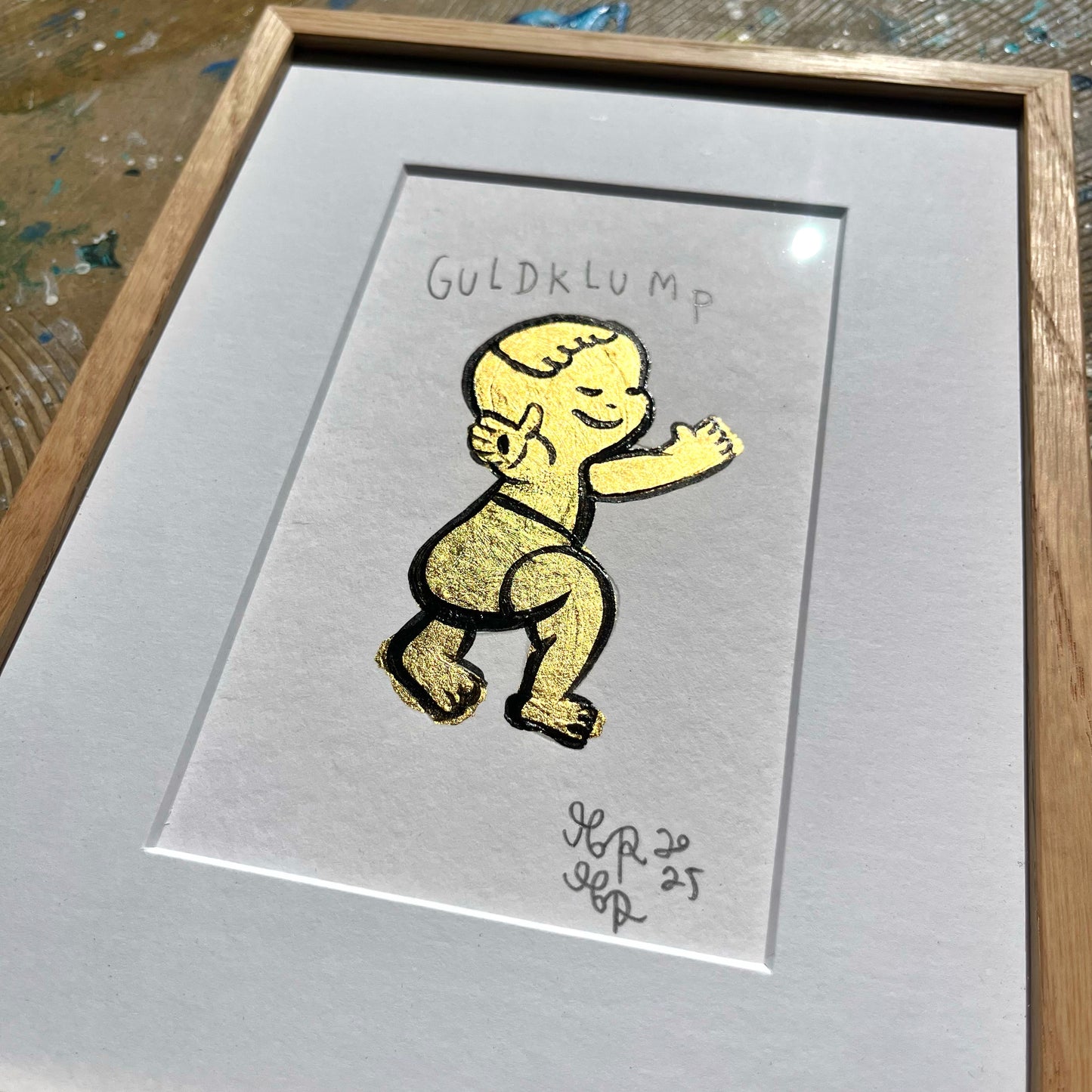 Guldklump - 25x18 cm