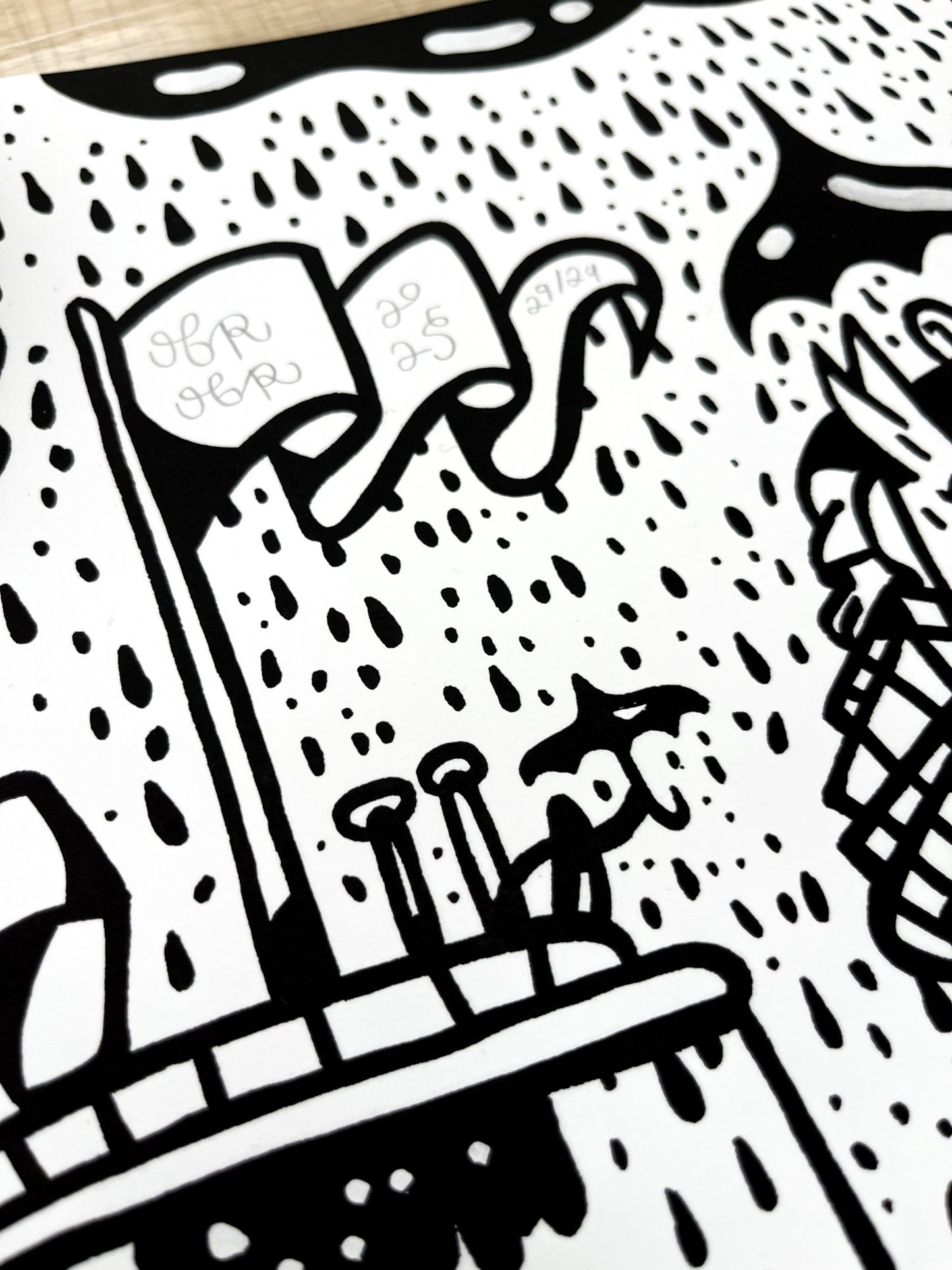 Kun 29 stk. i alt - Sydhavnen - 100x70 cm ☔️