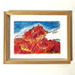 A Meget kendt bjerg - 23x29 cm