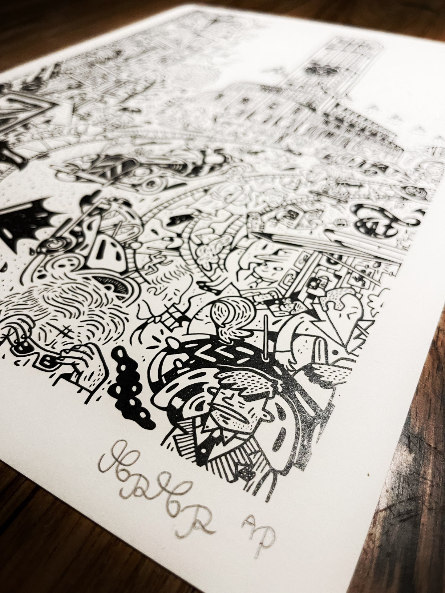 Stor efterspørgsel på den her: Aarhus Noir AP - A3 størrelse ☂️