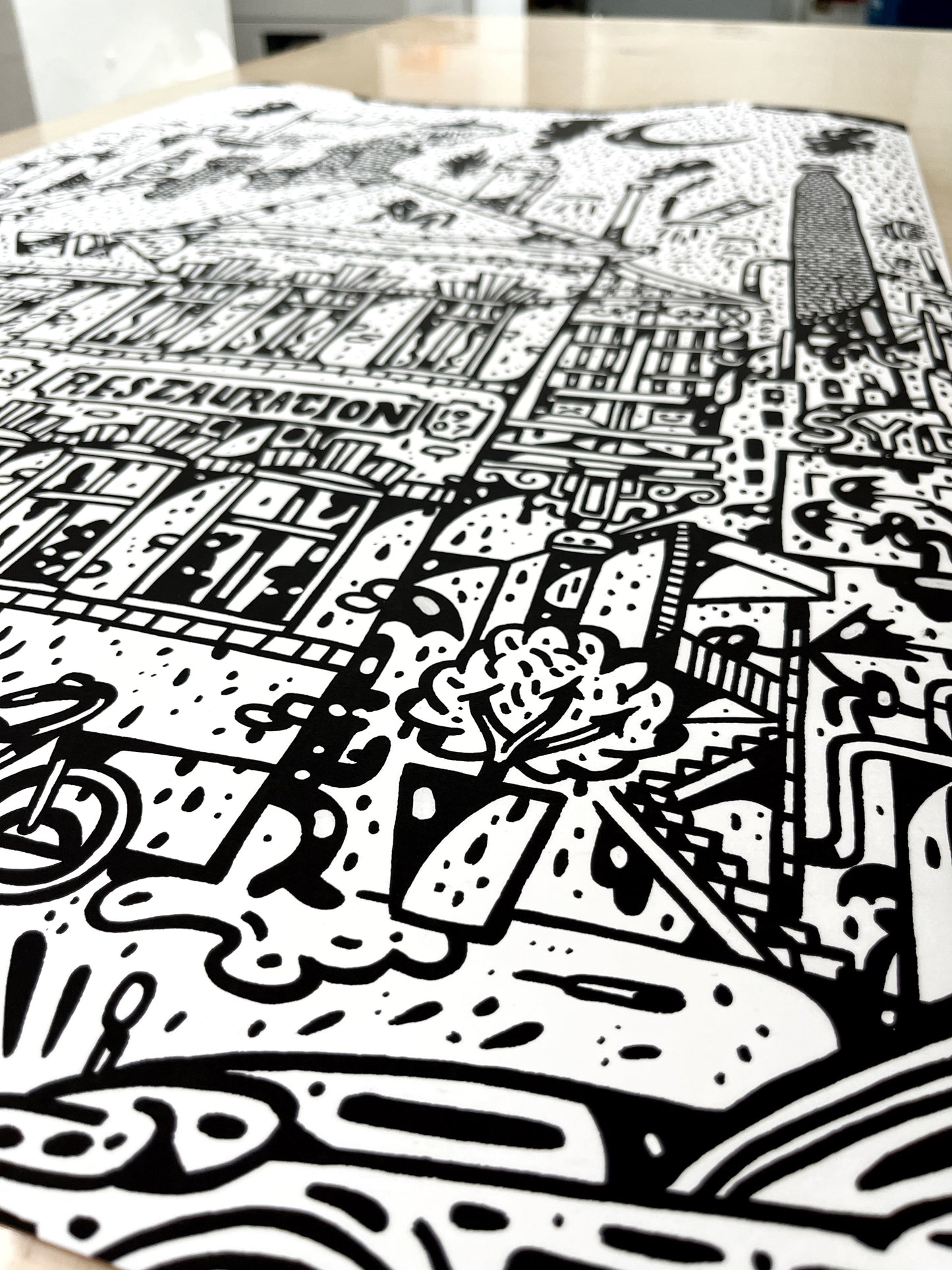 Kun 29 stk. i alt - Sydhavnen - 100x70 cm ☔️