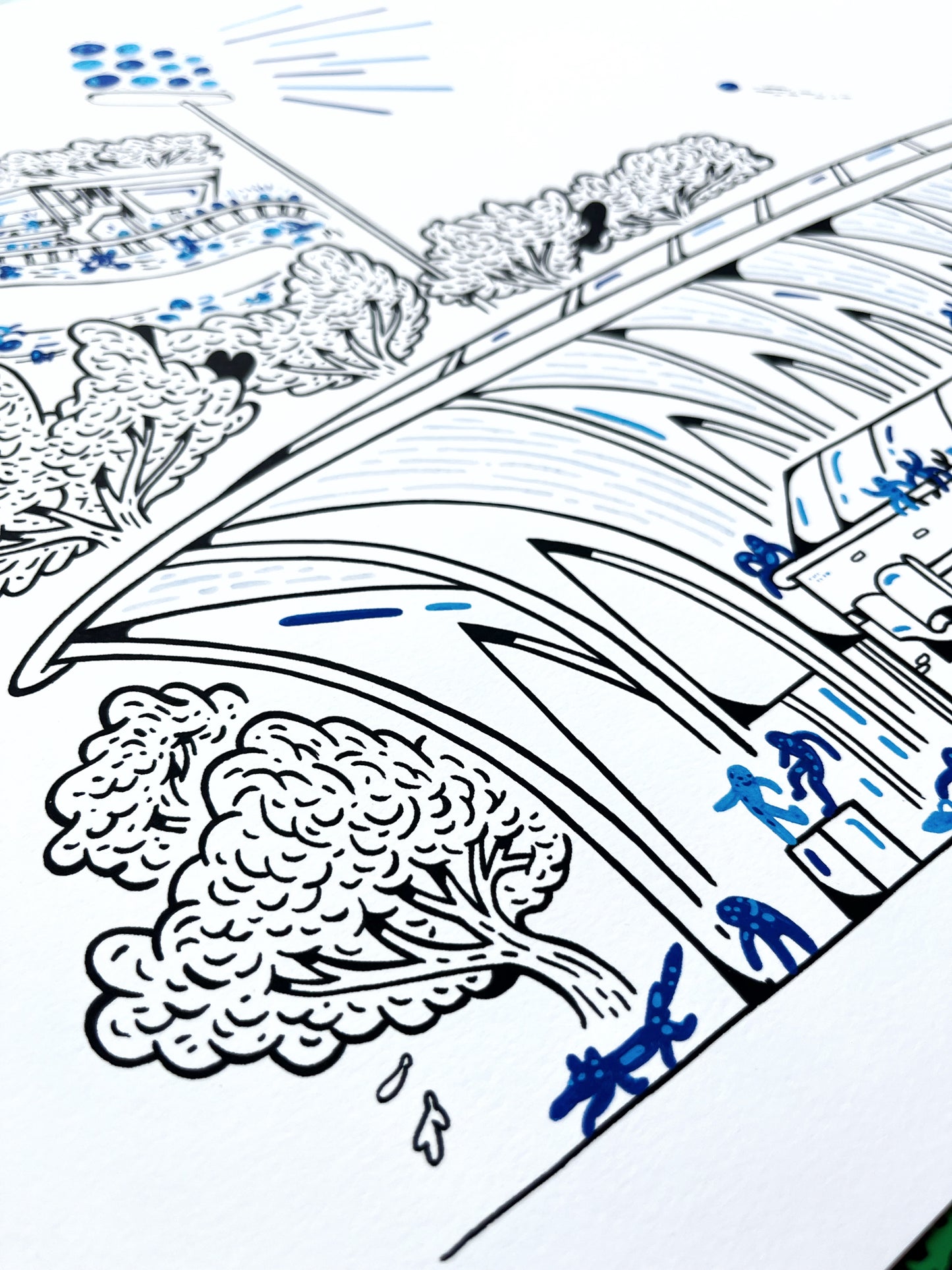 Allerede en bestseller - Over 170 stk. solgt! Aarhus Stadion - 50x70 cm ⚽️