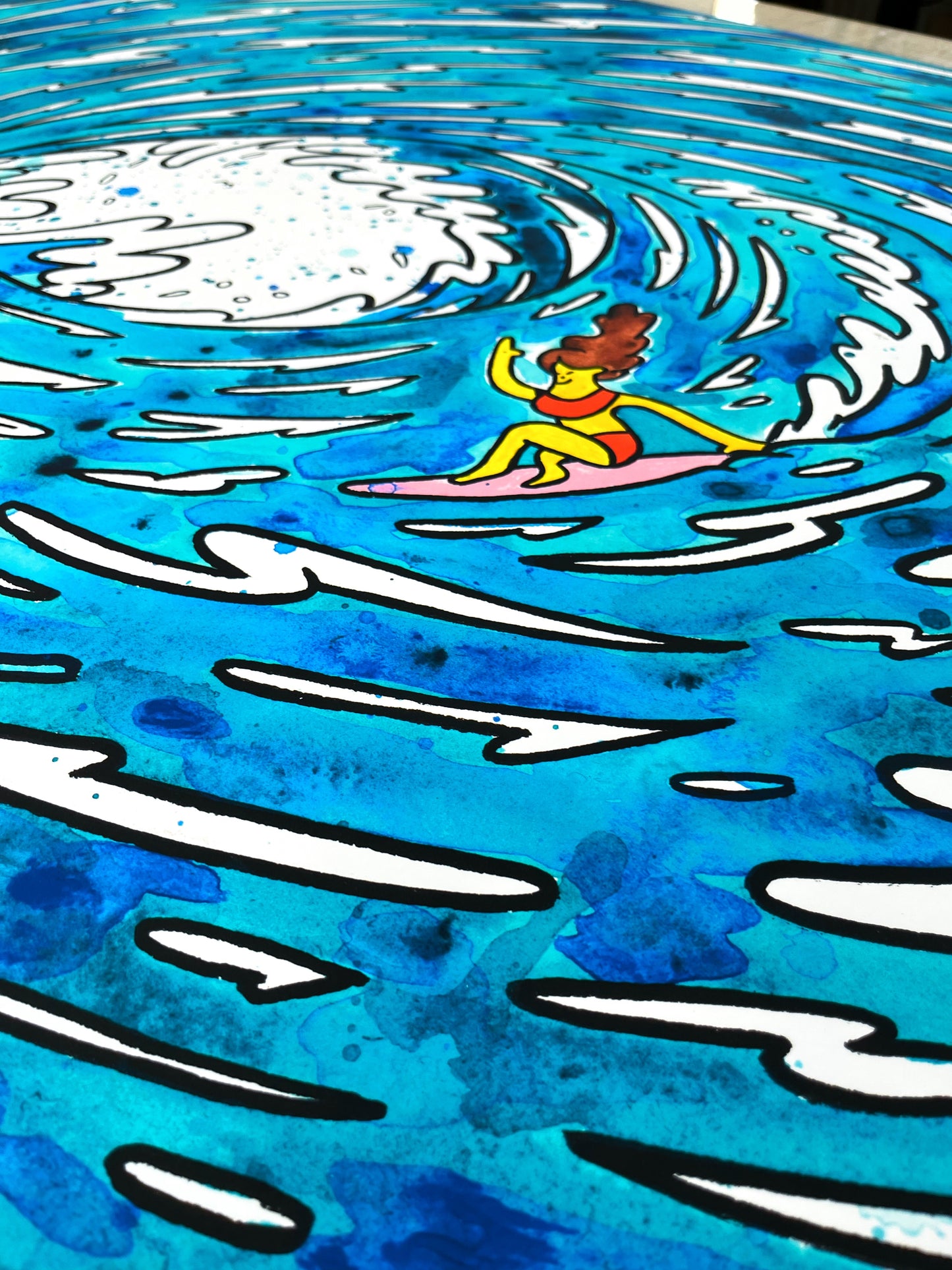 Surfer Girl - 110x160 cm 🏄‍♀️