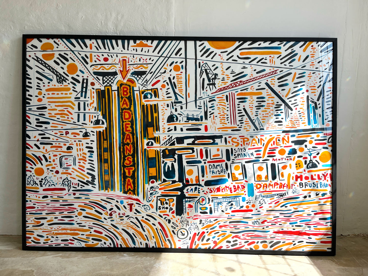 Spanien Svømmehal - 110x160 cm 🏊‍♂️