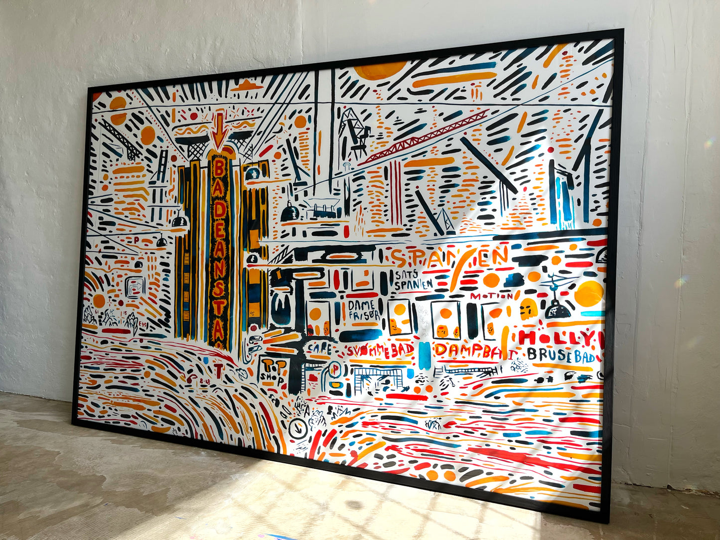 Spanien Svømmehal - 110x160 cm 🏊‍♂️