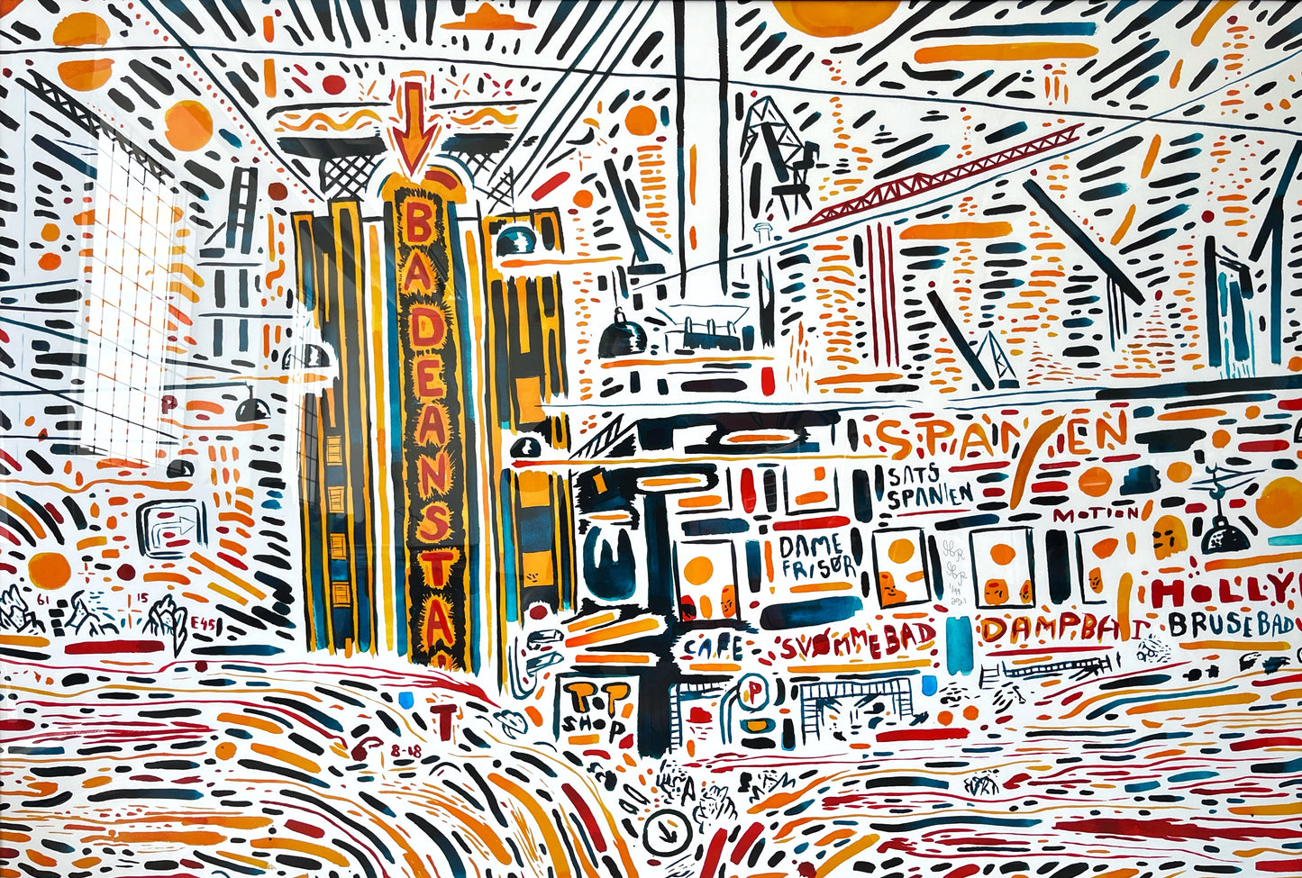 Spanien Svømmehal - 110x160 cm 🏊‍♂️