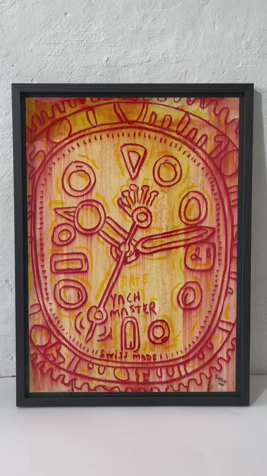 Tiden flyder - 76x55 cm