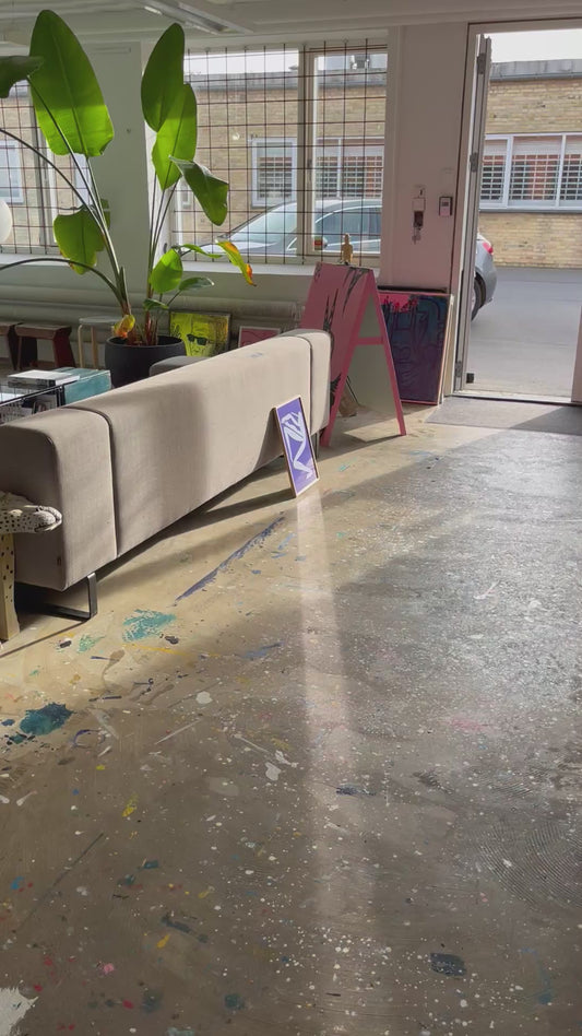 Populær: Yoga Blå - A3 størrelse