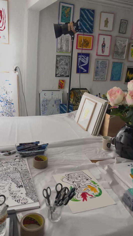 Få tilbage! Atelier Picasso - 76x55 cm