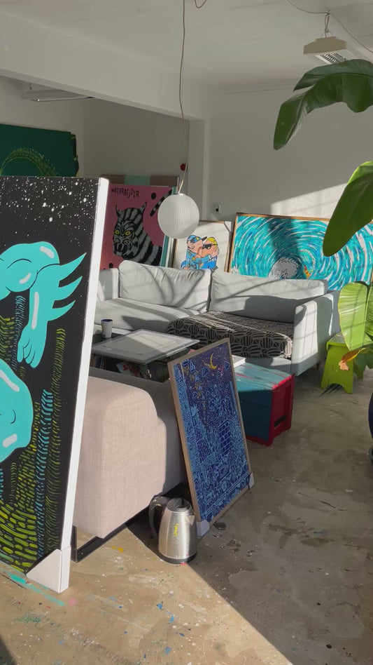 Fredag! - 140x120 cm 🦇