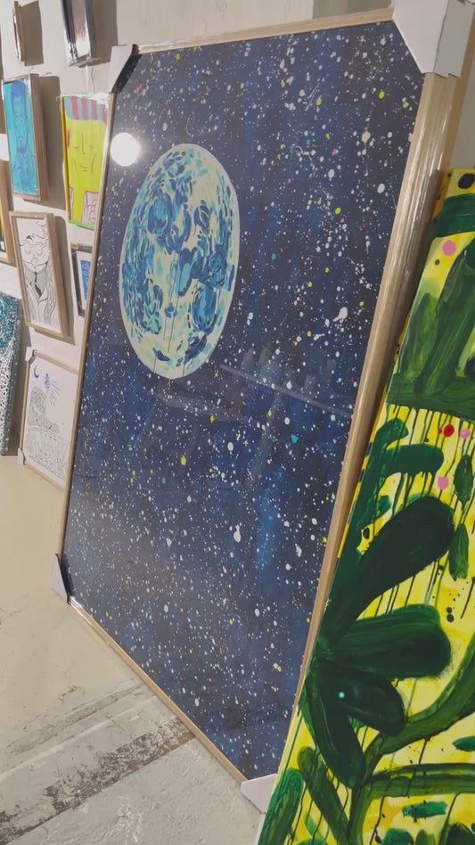 Allerede en bestseller - Over 170 stk. solgt! Aarhus Stadion - 50x70 cm ⚽️