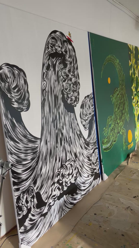 Under 7 stk. tilbage - Et af de populæreste prints: Saft - 70x50 cm 🍷