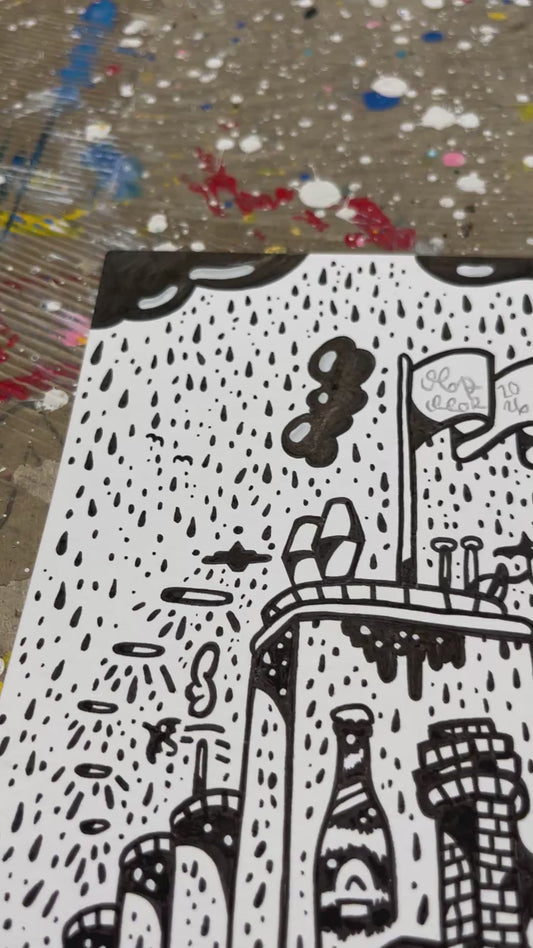 Sydhavnen original - A3 størrelse