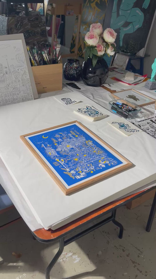 Indrammet Paris - 47x35 cm 🇫🇷